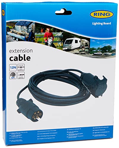 Ring Automotive RCT806 12N Trailer Board Extension Lead, 6 m