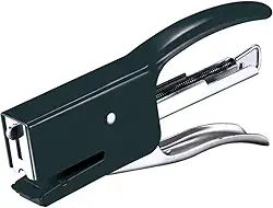 Grampeador de Alcance Estilo Alicate em Metal Incluídos 100 Grampos Tamanho 14cm x 7cm x 2 cm