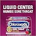 Chloraseptic Max Strength Sore Throat Relief Lozenges, Wild Berry, Drops with Liquid Center to Numb Sore Throat, 15 Count