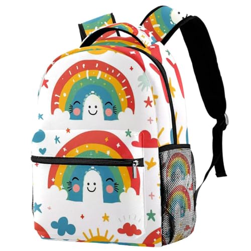 Sac à dos Happy Rainbow enfants grande capacité pour transporter tous les livres sans fatigue