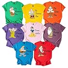 Seven Dwarfs Matching Shirts, Cute Group Costume T-Shirts for Halloween, Family and Friends Matching Outfits for Adults, Kids & Toddlers Multi