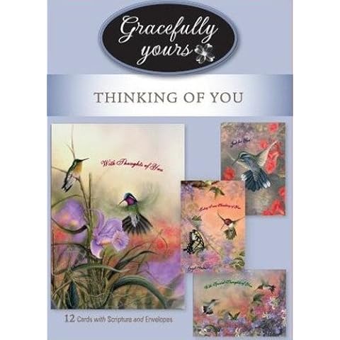 Gracefully Yours Thinking of You Simpler Times Greeting Cards featuring Larry Martin, 12, 4 designs/3 each with Scripture Message Cover