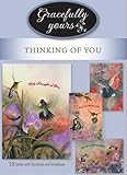 Gracefully Yours  Thinking of You Simpler Times Greeting Cards featuring Larry Martin, 12, 4 designs/3 each with Scripture Message