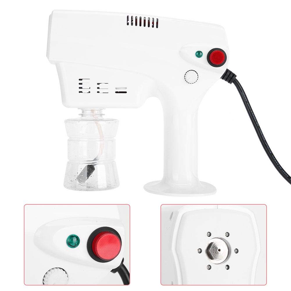 Nano Steam Gun, Spray para el cabello Multifuncional 260ML Nano Mister Hair Steamer, Vaporizador para Teñir el Cabello Humidifer Herramienta para el Cuidado del Cabello para Peluquería, Personal(UE)