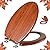 Elongated Toilet Seat Molded Wood Toilet Seat with Quietly Close and Quick Release Hinges, Easy to Install also Easy to Clean by Angol Shiold (Elongated, Brownish Yellow)
