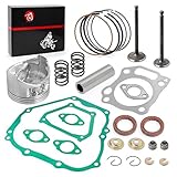 Engine Top End Rebuild Kit Oversize 0.25mm Piston & Ring Intake Exhaust Valve & Seal SPRING Gasket For Yamaha Pro Hauler 700 1000 YXP700A YXP1000A G21 G22 G23 G27 G28 YDR-A YTF-1 YTF-2 2001-2018