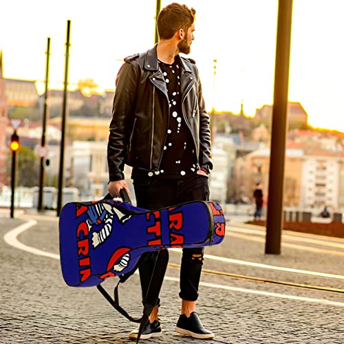 Étui rembourré pour guitare classique acoustique Motif chien, Multicolore 04, 42.9×16.9×4.7 in, Organiseur de sac - Les Beatles, Paul McCartney, John Lennon, RIngo Starr, George Harrison Étui rembourré pour guitare classique acoustique Motif chien, Multicolore 04, 42.9x16.9x4.7 in, Organiseur de sac – Image 7