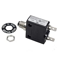 Vista 23 de Disyuntor térmico genuino 3A 125/250VCA 32VDC serie 98 pulsador para restablecer interruptor de sobrecarga térmica con terminales de conexión rápida