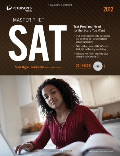 Peterson's Master the Sat 2012: Includes Qr (Quick Response) Codes for Use With Mobile Phones With Camera or Smartphones