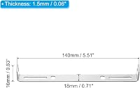 PATIKIL 140 mm Mennyezeti Lámpatartó Szett 2 db Acél Keresztsáv Függőlámpa Rögzítéshez 2
