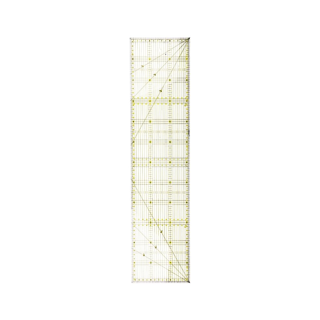 Règle de patchwork avec guide de tissu horizontal pour coupe millimétrée - 8
