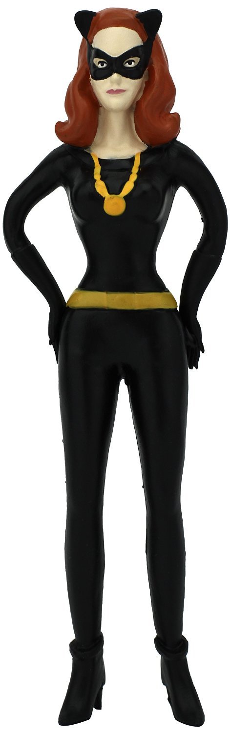 NJ Croce Batman Classic TV Series Cat Woman Bendable Figure, Multi Color