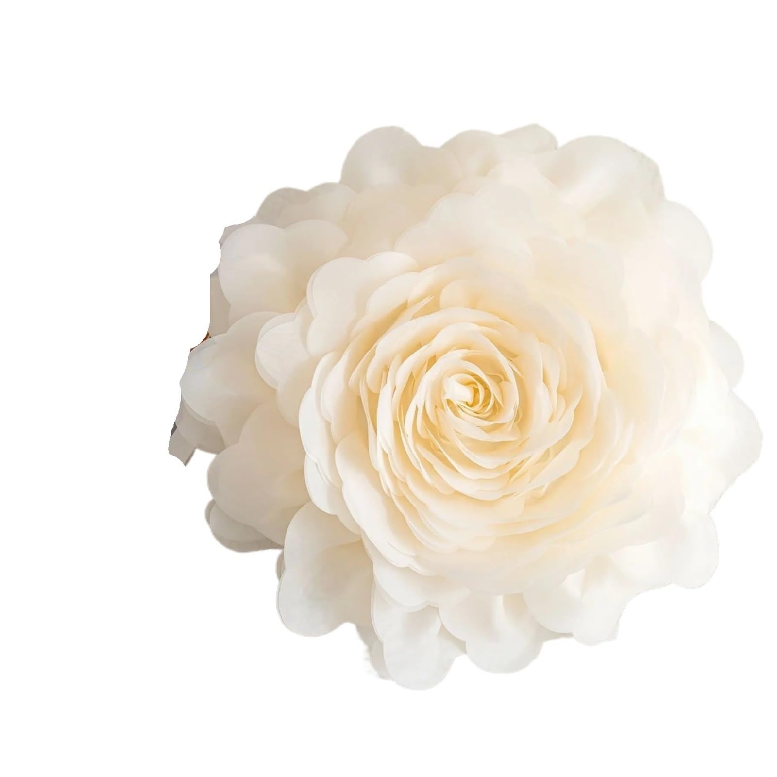 LCKKJHG Princess Wind Three-dimensional Tulle Flower Pillow Cover Luxury Ins Bedroom Bedside Cushion Floating Window(Color-14)