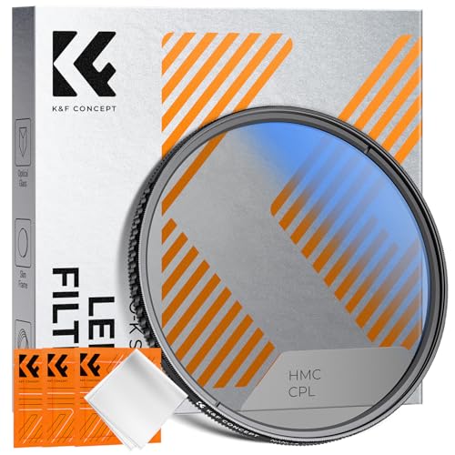 K&F Concept K-Serie Pro 82mm Slim Zirkularer Polfilter Polarisationsfilter CPL Filter Cirkular Polfilter Optisches Glas & Aluminium für Foto-Kameraobjektive K&F Concept K-Serie Pro 82mm Slim Zirkularer Polfilter Polarisationsfilter CPL Filter Cirkular Polfilter Optisches Glas & Aluminium für Foto-Kameraobjektive