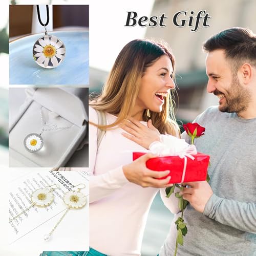 Flores Secas Prensadas Blancas para Manualidades 60 Piezas miniatura 4