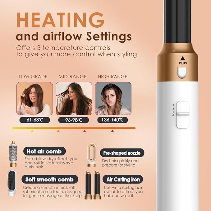 Airbliss 5 en 1 multistyler(white)