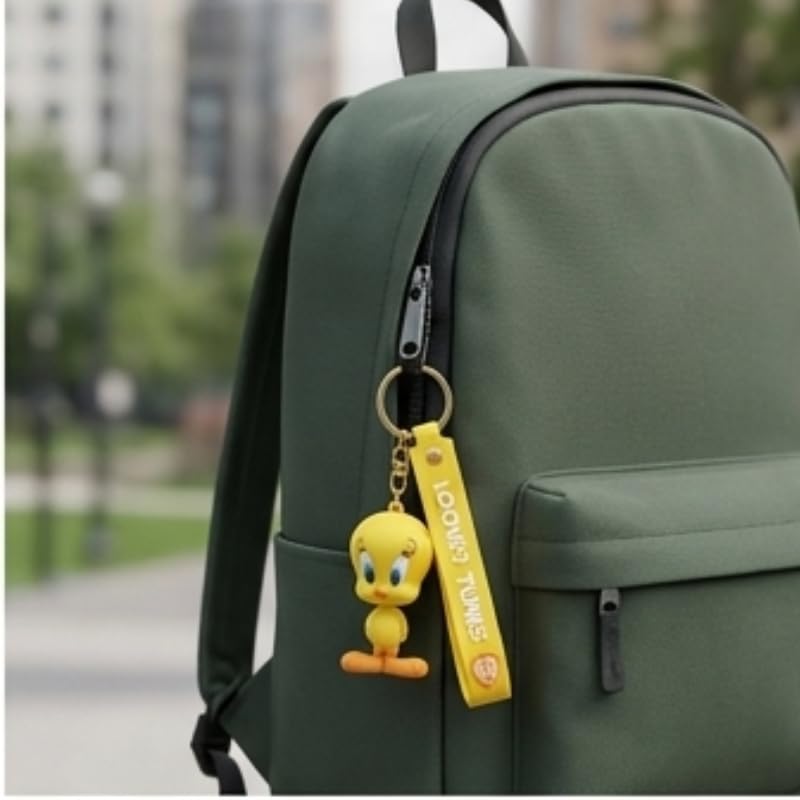 Image of Cute 3D Keychain | Keyring & Quirky Bag Charm | Hard Silicone, Unbreakable | Travel Essential | Kids Friendly | Strap & Bag Hook