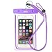 EOTW IPX8 Universal Waterproof Case for Smartphone Device to 6" Fit iPhone 6/6S Plus, iPhone 6 6S 5 5S SE 5C Samsung Galaxy s8/s8plus/s7 Google Pixel HTC10,for Water Parks/Beach/Cruise/Pools