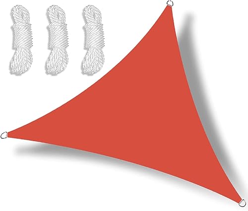 Miniatura 10 de Toldos Vela Triangular 18'x18'x18', Toldos Impermeables Protección Exterior Uv, Lona para Patios Vela Toldo, Tela De Sombreo para Patio, Exteriores,