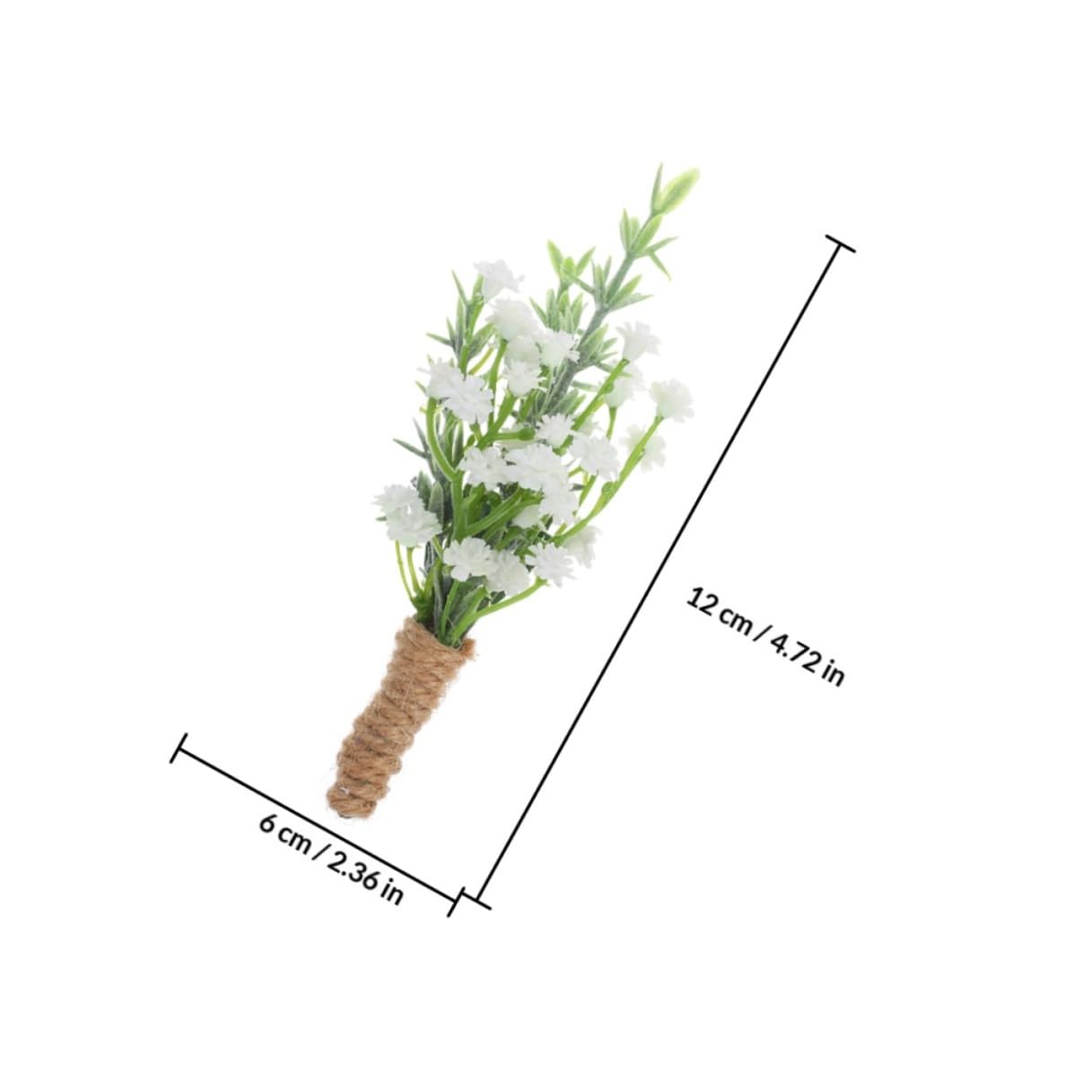 Hochzeitsboutonnière für Herren 10 Stück Pp mit Sicheren Nadeln | Ansteckblume für Bräutigam, Trauzeugen und Gäste, Elegant und Charmant, für Hochzeit, Eröffnung, Feier