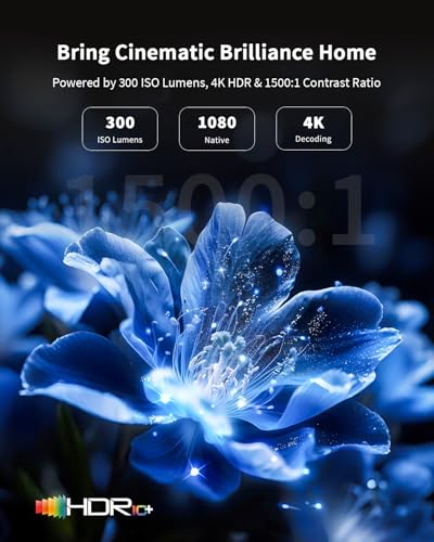 Image of WEMAX Google TV Smart Projector with Licensed Netflix, FHD 1080P, 4K Supported Projector with WIFI and Bluetooth, Portable Outdoor Movie Projector, Dolby Audio, Bedroom Home Theater, Dual Speakers
