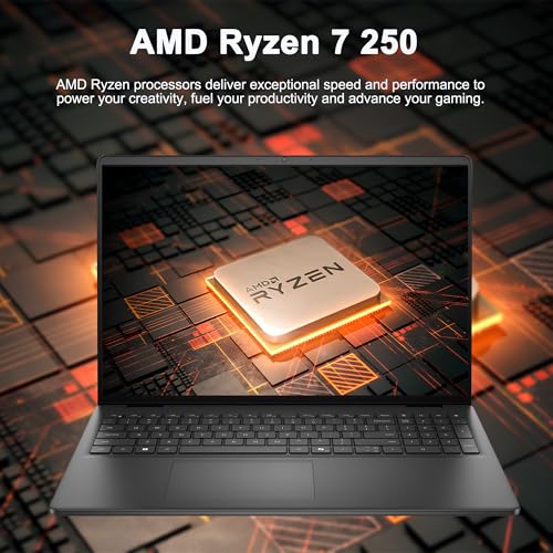 Dell 16 Laptop 16" Touchscreen AMD Ryzen 7 250 16GB RAM 1TB SSD miniatura 4