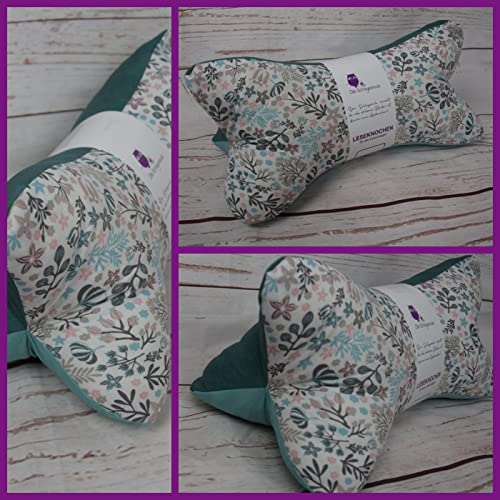 Bequekes Lesekissen mit Blumenmuster