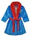 DC Comics Big Boys' Clark Kent Velvet Fleece Robe, Blue, X-Small
