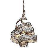Flow 3-Light Pendant - Hammered Ore Finish