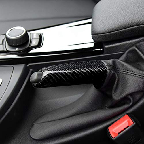 Freno de mano de fibra de carbono accesorio interior para BMW E46 E90 E39 E60 3