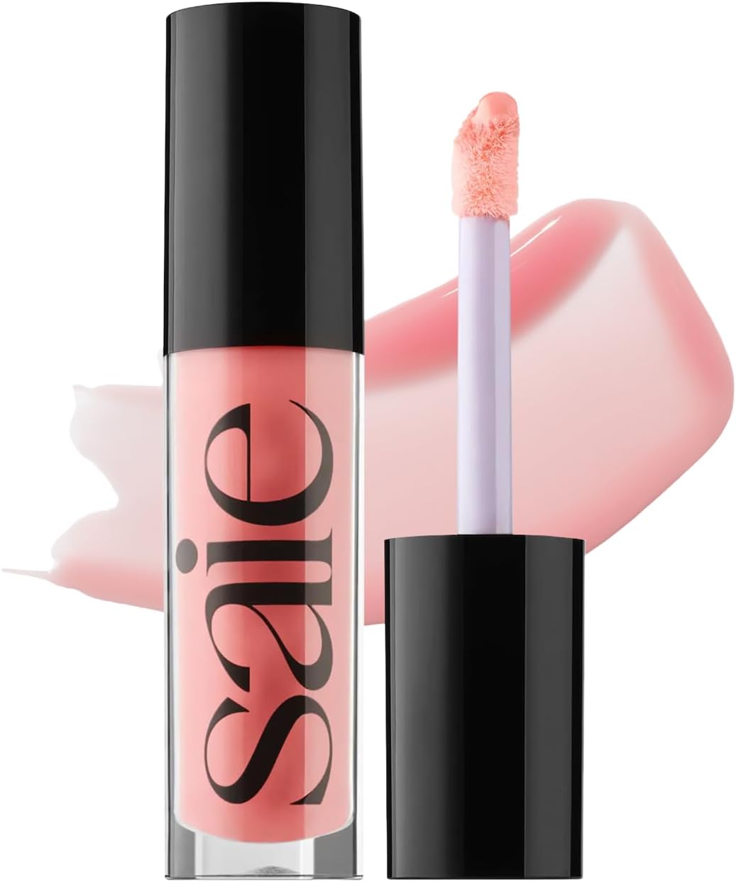 Glossybounce - Hydrating Lip Gloss and Tinted Lip Oil Hybrid with Hyaluronic Acid & Jojoba Oil for Non-Sticky, Ultra-Shiny, Plump & Soft Lips - Everyday Makeup Essential - Kiss (.17 oz)