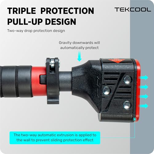 Image of TEKCOOL Pull Up Bars For Home Workout -Chin Up Bar Gym Accessories for Men Door Way Adjustable Hanging Rod Without Screw, Anti-skid Grip, Strength Training Exercise Bar- Pullup Bar