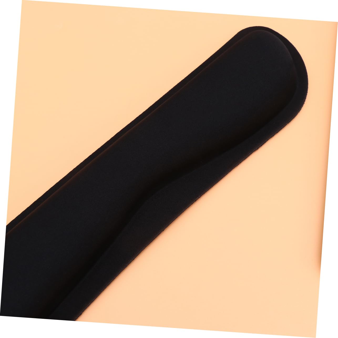 jojofuny 2 Set Poggiapolsi Ergonomici per Tastiera e Mouse Cuscini Comfort Materiale Elasticizzato Design Ergonomico per Ufficio e Casa per per Prolungato Nero