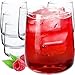 Produktbild KADAX Wassergläser, Set von 6, Trinkgläser, Saftgläser aus Glas, robuste Gläser für Wasser, Saft, Garten, Party, Drink, Bier, Universalgläser, Cocktailgläser, Getränkegläser (Rebeka, 330ml)