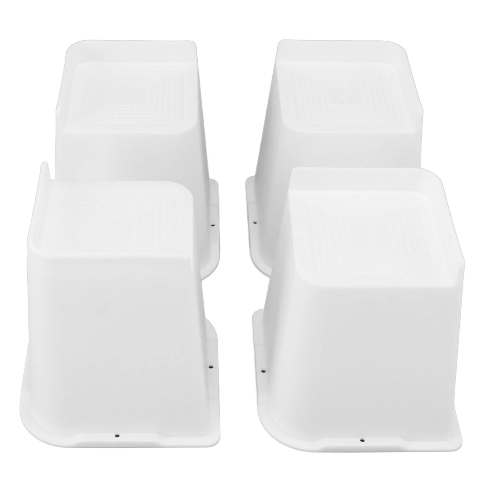 4 Uds. Elevadores para Muebles, Elevador Trapezoidal de 6 Pulgadas en Forma de L, elevadores Antideslizantes para Cama, sofá, Extensor de Patas para Muebles