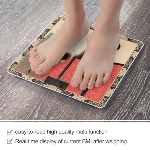 Báscula digital de baño con diseño de gato 400lb miniatura 5