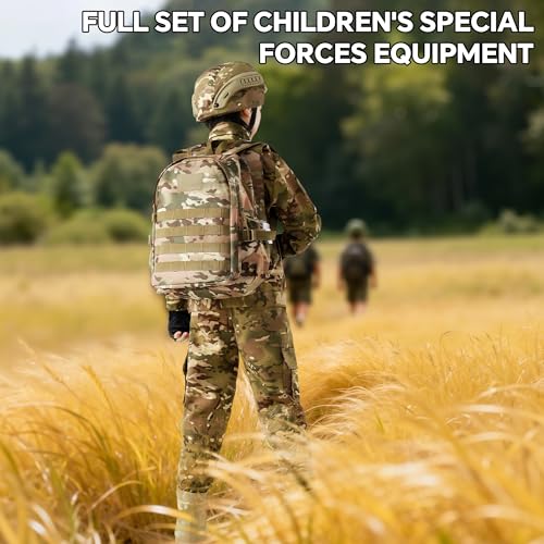 Disfraz militar para niños 6-7 años camuflaje miniatura 2