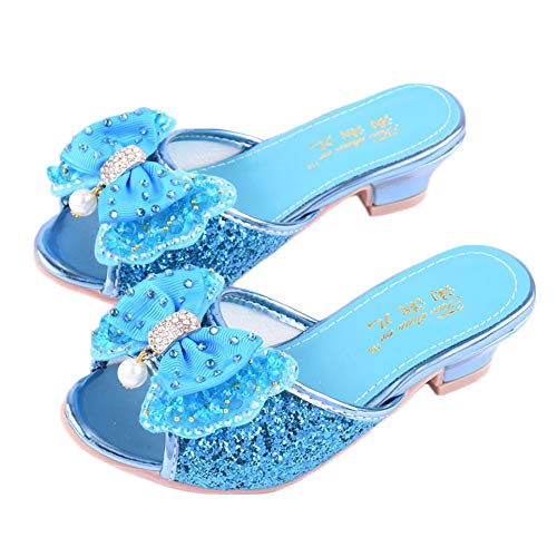 Monissy Sandalen mit Absatz für Mädchen Kinder Elsa Schuhe...