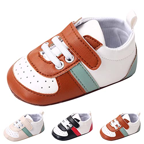 Baby Shoes Boys Girls Infant Sneakers Non-Slip Rubber Sole Toddler Crib Shoes Unisex High Canvas First Walkers 5