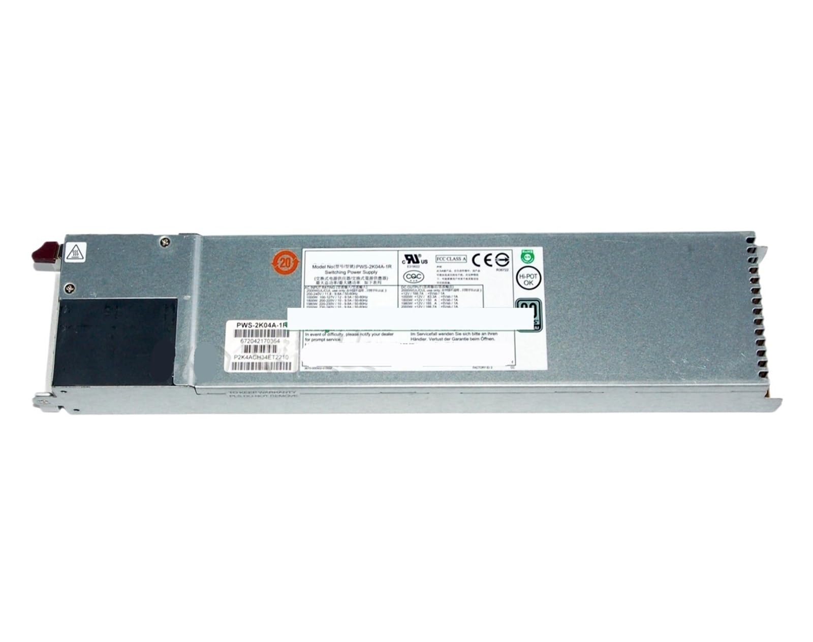 KSZHZYMGX PWS-2K04A-1R Power Supply 2000W