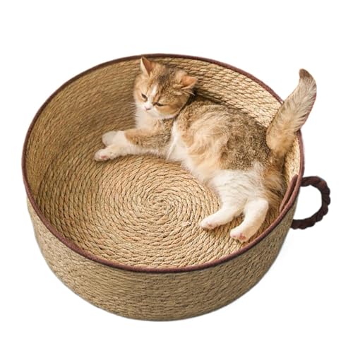 Generico Per Gatti - Simpatico Per Animali In Cotone Intrecciato A Mano Traspirante, Accogliente Lettino Per Gattini, Morbido E Confortevole | Per Lettino Per Gatti Per Camera Da L