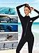Owntop 5mm Wetsuit for Women - Long Sleeve Full Diving Suits Stretch One Piece Dive Skin UPF50+ Thermal Neoprene Swimwear Ideal for Scuba Surfing Snorkeling, Purple M