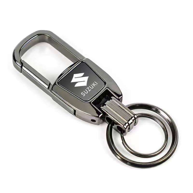 XWMRBD Llavero de Coche para Suzuki Jimny SX4 Swift Vitara, Reemplazo de Llavero de Coche con Logo, Hombre y Mujer Accesorios Personalizado, Regalos Familiares