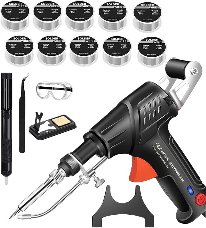 Electronic Beginner Welding Toolkit Three In One Laser Welding Machine 110v Suitable For Electronic And Electrical Maintenance And Diy Comes With Welding Wire And Goggles As Gifts (Black)