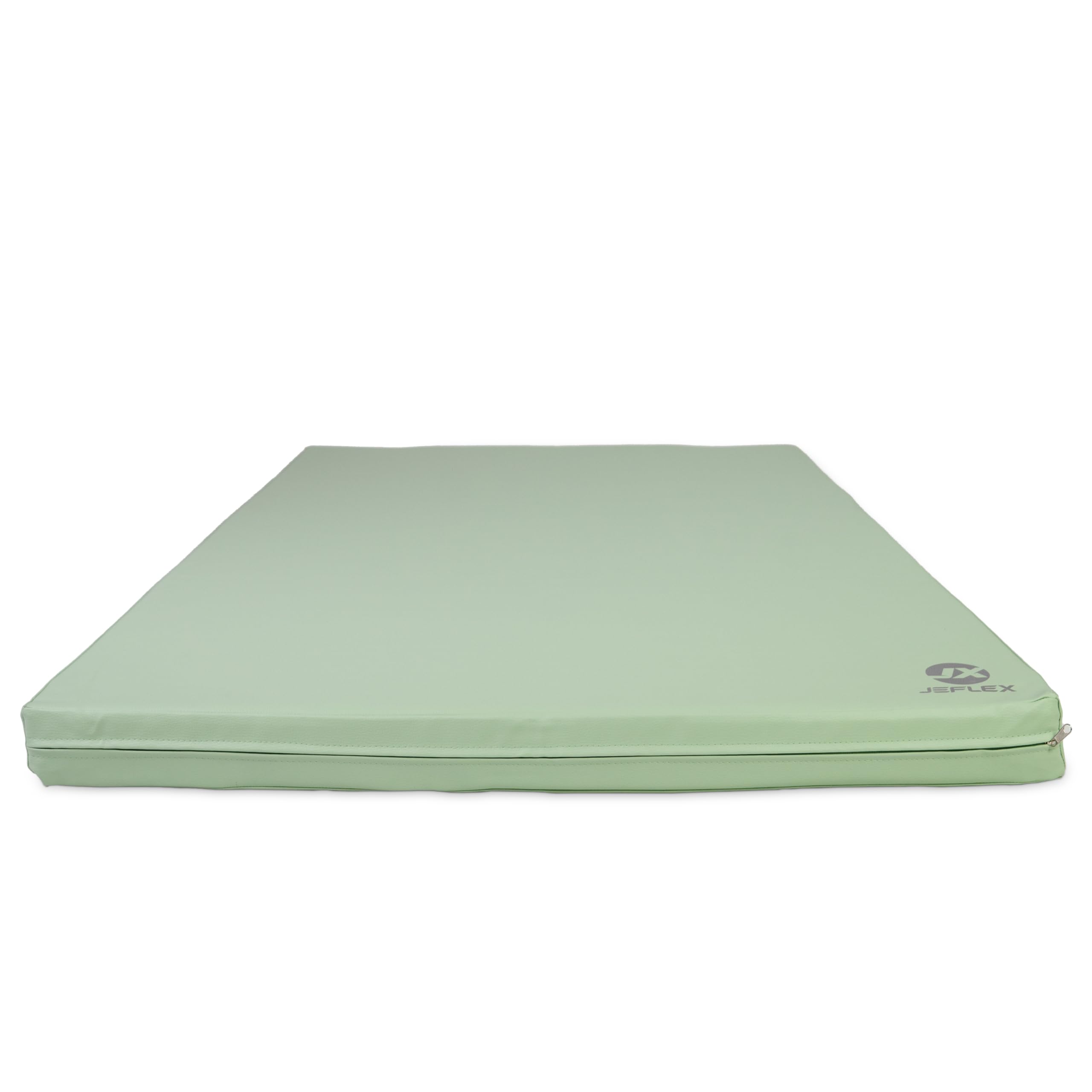 Jeflex Grüne Weichbodenmatte & Turnmatte | 150 x 100 x 8 cm, MADE IN GERMANY, faltbare Gymnastikmatte