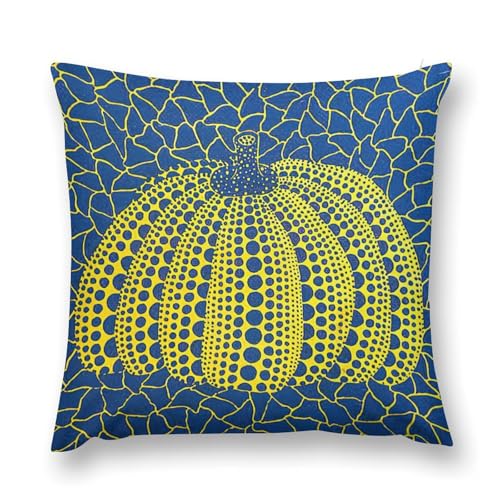 草間彌生 クッションカバー 抱き枕カバー 枕カバー 装飾枕カバー 座布団カバー ソファ背当て 肌触り良い 部屋飾り 家庭用 通気性 業務用 居酒屋 お料理屋 フラワー 幾何学