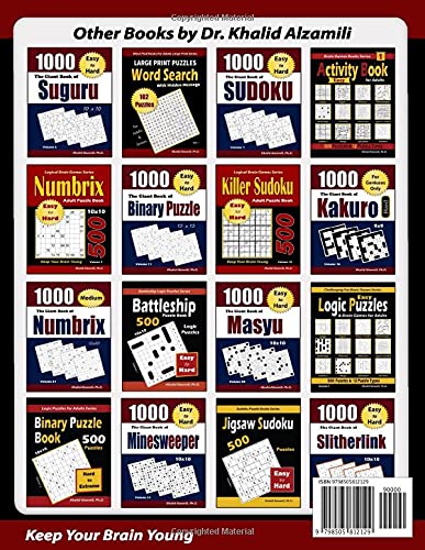 Numbrix Adult Puzzle Book: 1000 Extreme (10x10) Numbricks Puzzles (The Big Books of Logic Puzzles Series) image 3