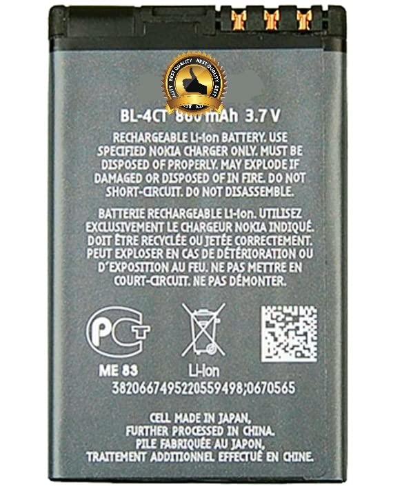 Image of Original Battery for Nokia 2720 5310 Xpress Music 5630 BL4CT