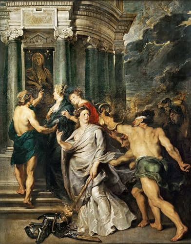 Tableaux peinture sur toile de Rubens pour chambre à coucher, cycle Marie de Médicis 60x90cm