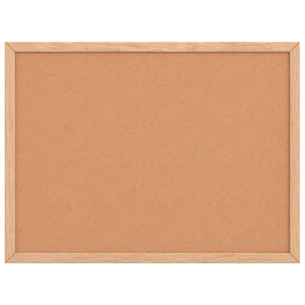 Mangloder - Lavagna in sughero con cornice in legno di pino massiccio, 40 x 30 cm, resistente, per ufficio, scuola, spazio creativo, organizzazione e presentazione versatile